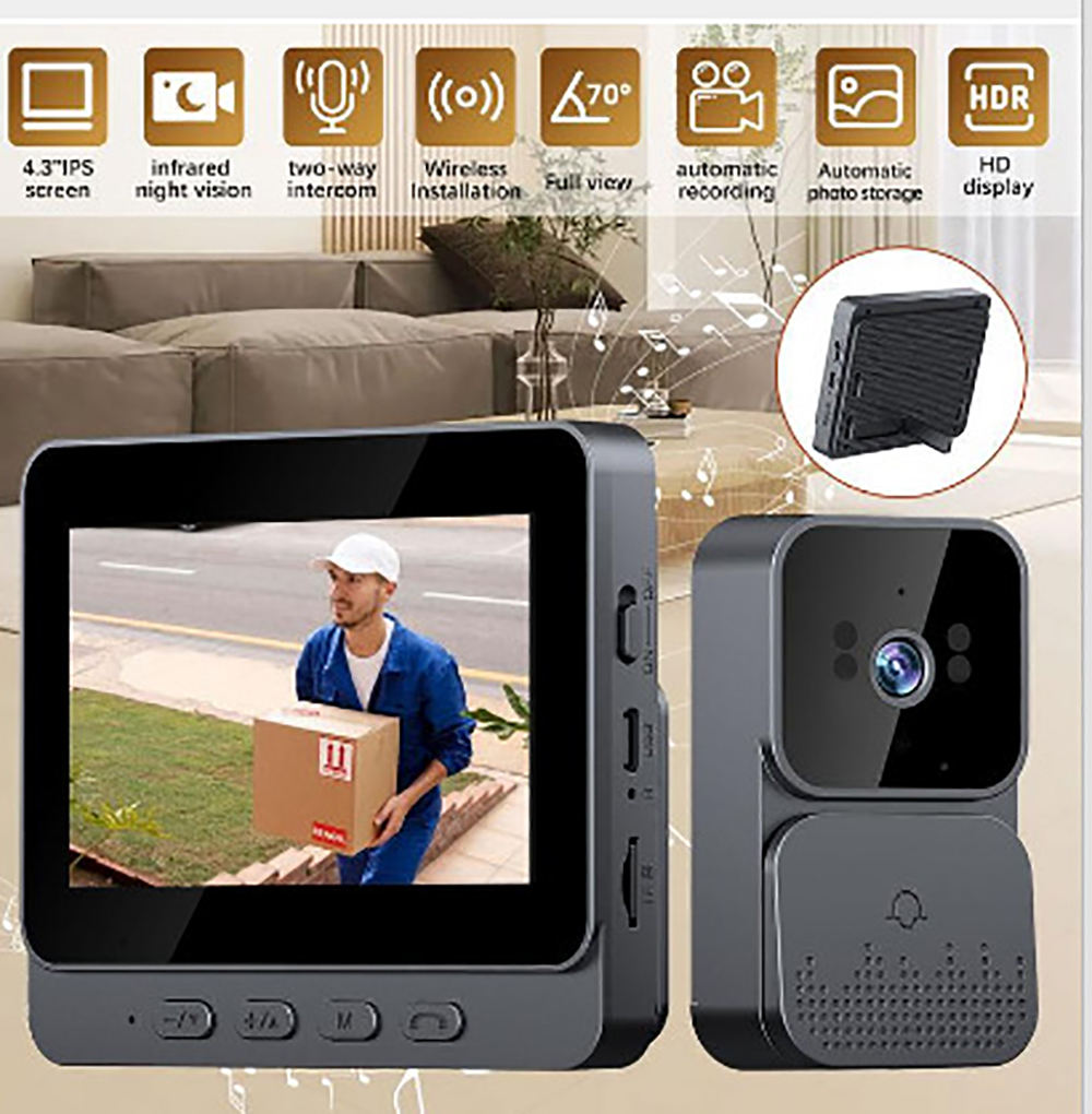 Smart Home Video - ﻿ Kamera do dzwonka, wideodomofon 4G,