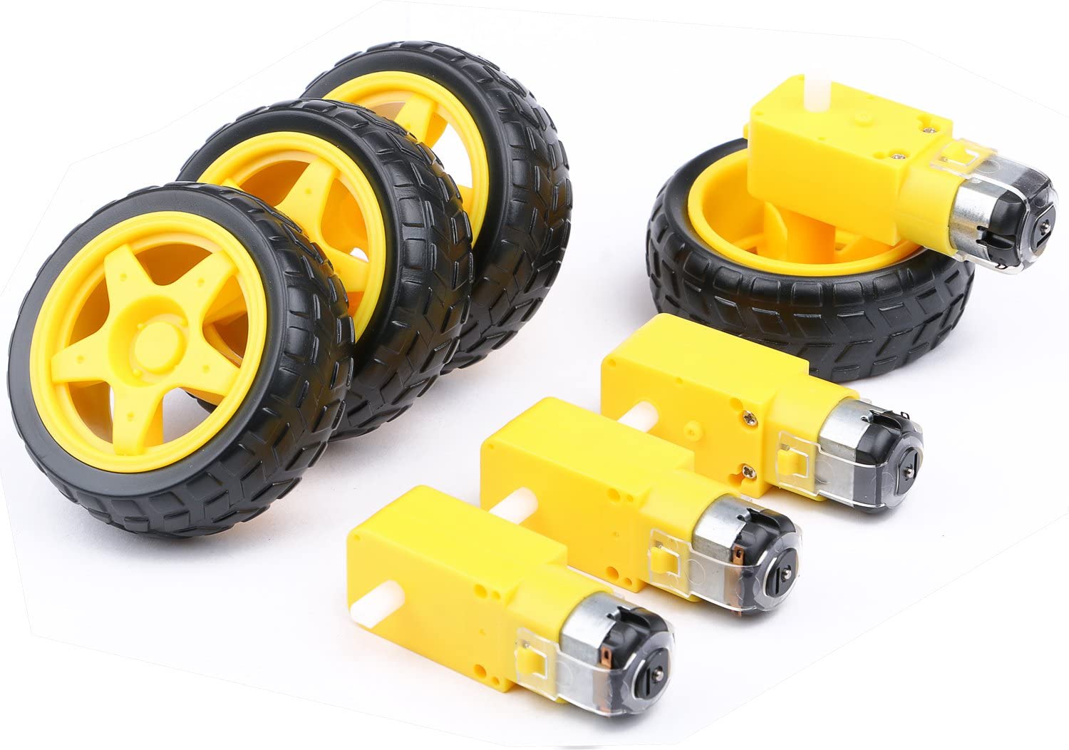 4 sztuk silnik elektryczny DC  – Smart Home Yellow recenzja i cena