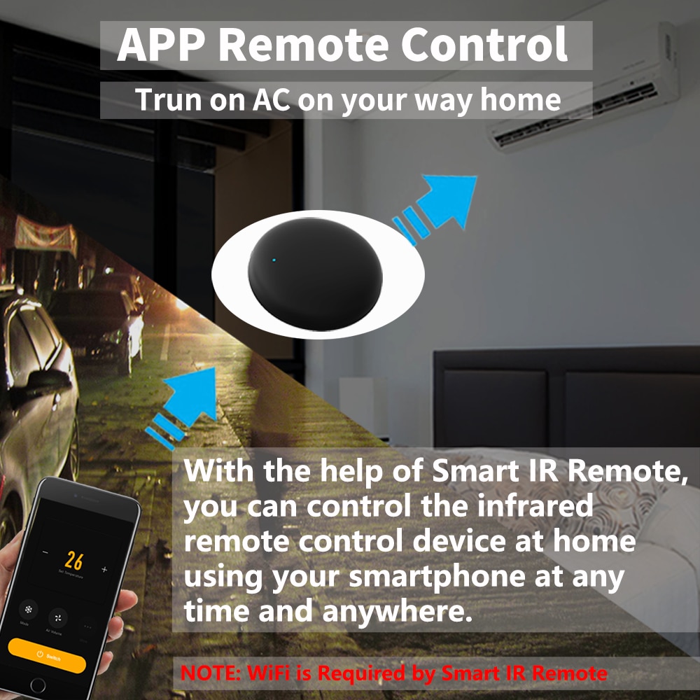 Inteligentny pilot WiFi RF IR  – Universal Remote Smart Home recenzja i cena