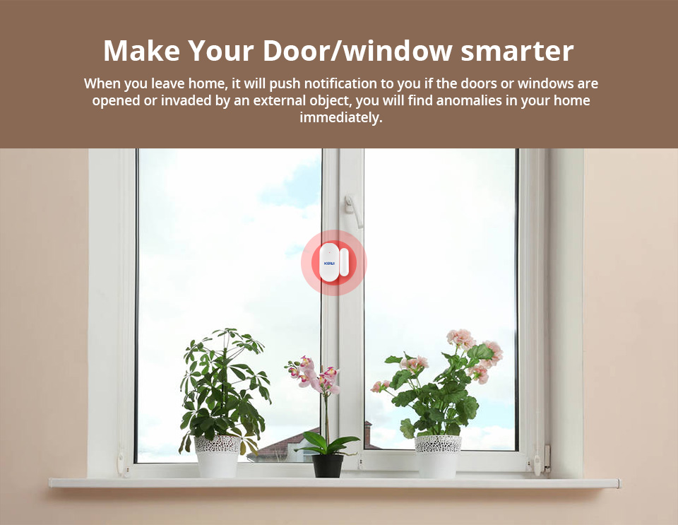 KERUI W202 System alarmowy Sec – Wireless Door Sensor recenzja i cena